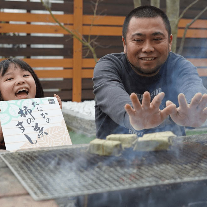 BBQの〆に